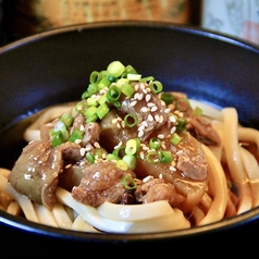 裏メニュー！牛すじぶっかけうどん ミニ牛すじセット