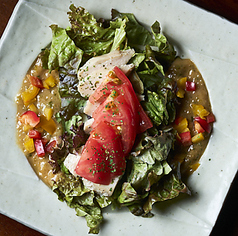 自家製鶏ハムサラダ　西京味噌ドレッシング