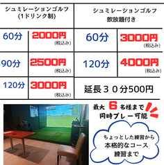 シミュレーションゴルフ&スポーツバー 青胡椒のコース写真