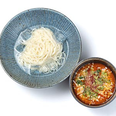 ピリ辛坦々つけのそうめん