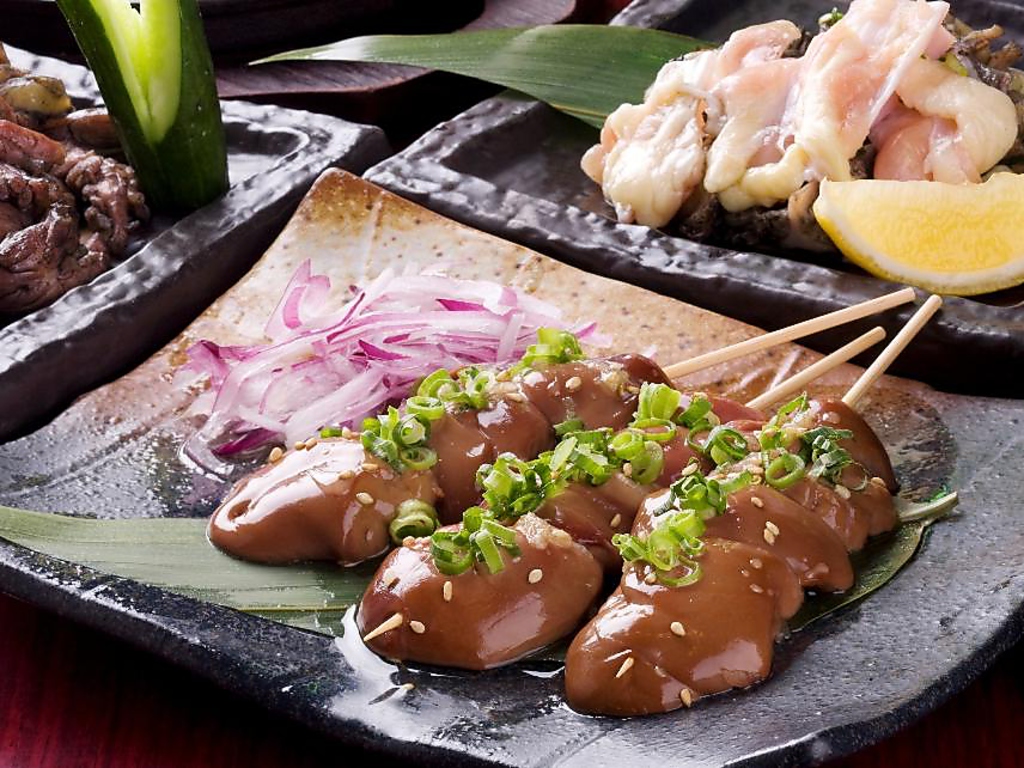 コレを目当てに来店する人も多い人気の一品★数量限定！鶏のフォアグラ【白レバー】1本280円(税込)！