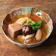 加賀蓮根まんじゅうの治部煮仕立て