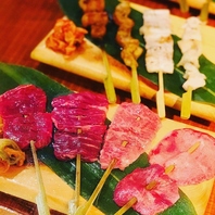 自家製秘伝ダレで味付け！九州・博多名物の炭火串焼き☆