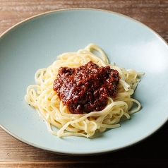 お肉のミートソース -リングイネ-