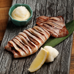 イカの丸焼き -おろしマヨネーズ-