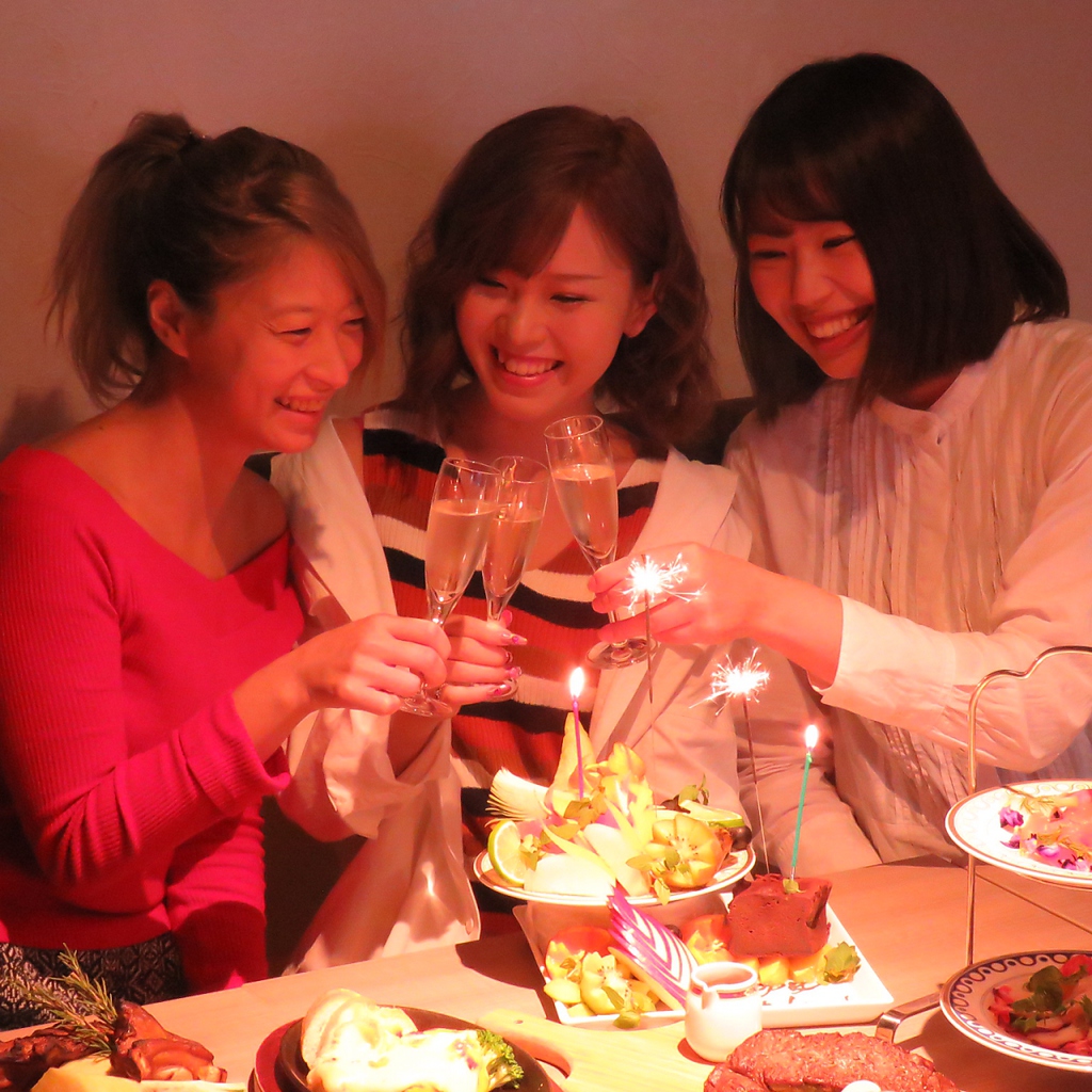 女子会・誕生日・記念日にもぜひ！Arcadiaで特別な思い出を作ってみませんか？