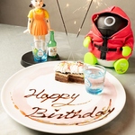 記念プレートはご予約で無料！　別途お花手配も承ります！