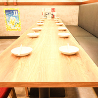 団体様はもちろん貸切のご利用も可能でございます◎