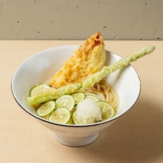 かしわアスパラ天すだち冷かけ(冷)