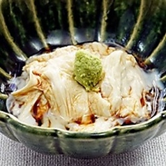 汲み上げ湯葉 わさび醤油かけ