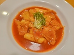 甘辛いトッポギ南大門屋台風は当店でも大人気の一品です！一度食べたらクセになる止まらないお味です