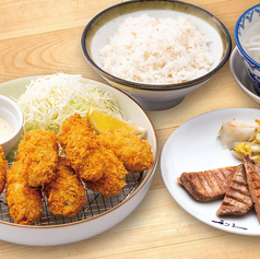 カキフライ【７個】と牛たん焼定食