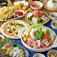 各種宴会におすすめ！飲み放題付コース4000円～