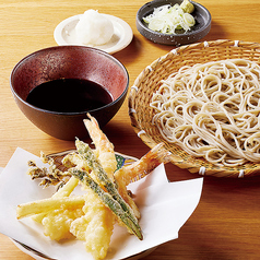 海老と季節野菜のおろし天せいろ