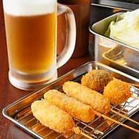 飲み放題コースは1078円～！新世界で宴会するなら当店へ