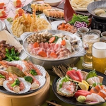 飲み会☆飲み放題付4000円☆名物贔屓鍋などから選べるメイン！贔屓屋の宴コース☆