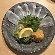 香川 活〆平目薄造り