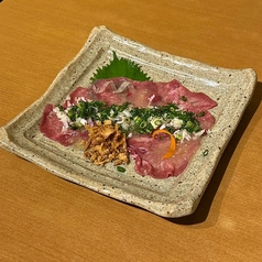 極上なま牛タンのカルパッチョ