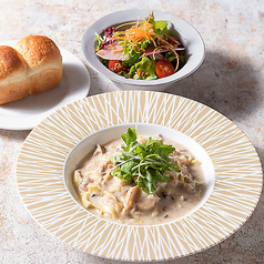 【ランチセット】メイン＋湯種パン or ライス付き！その日のメニューはスタッフまで！の写真