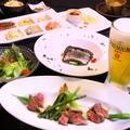 料理メニュー写真 【お肉又はお魚コース】お肉かお魚が選べるリーズナブルなコース3050円（税込）