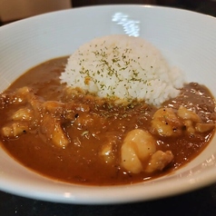 白もつと馬もつのWもつカレー