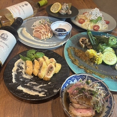野菜と地鶏　飲み放題　らんちゅうの写真