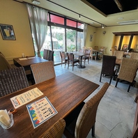 一部のお席はペット同伴でご利用可能です◎