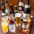 【豊富なお酒のラインナップ】当店のお料理に合うお酒がズラリ♪生ビールはもちろん、ハイボールやサワー、焼酎、日本酒と幅広いラインナップをご用意！さらに、女性のお客様にも人気なノンアルコールカクテルもご用意しております。