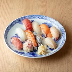 おまかせ握り寿司盛り合わせ　九種
