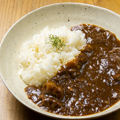 【コク旨スパイシー】牛すじカレーライス◆〆にぴったりな絶品ご飯！カレールーのみもご提供しております！の写真