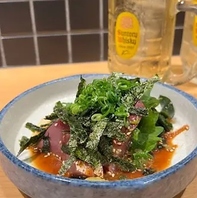 お酒との相性抜群のお料理を多数ご用意♪