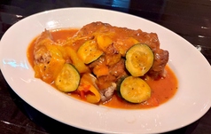 ローマ風鶏の煮込み Pollo alla Romana