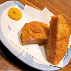 厚切りハムカツ