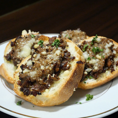 仔羊とポルチーニ茸の焼きリエット