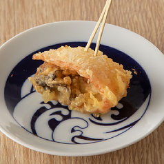 牡蠣ベーコン巻きの写真