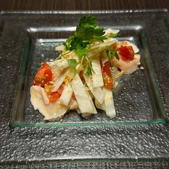 鶏胸肉とセロリののカルパッチョ　