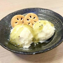 バニラアイス クッキー付(キウイ)