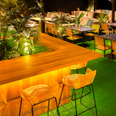 ふかふかのソファー席の他にも、カップルカウンター席や緑が広がるガーデンラウンジ席など豊富な席種をご用意しております。