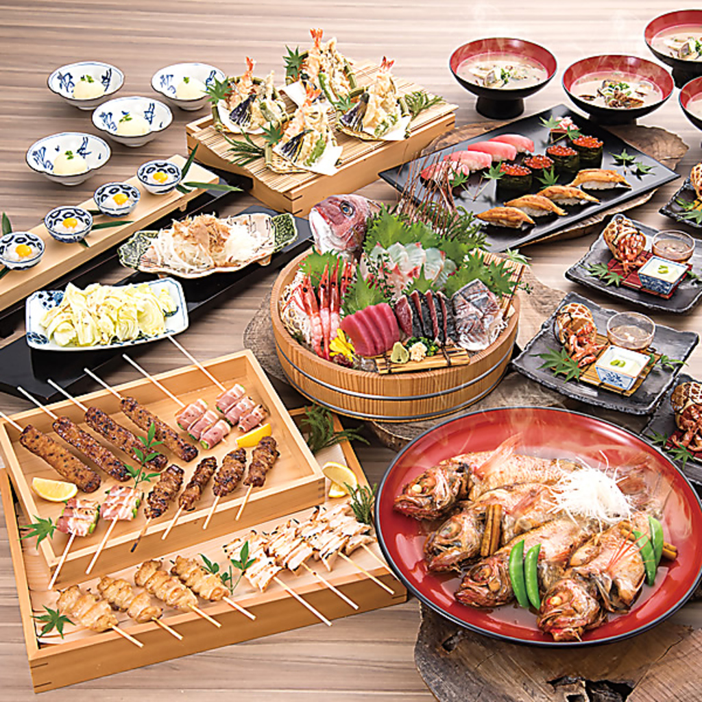 コース各種ご用意！鮮魚たっぷり満足コース各種！！