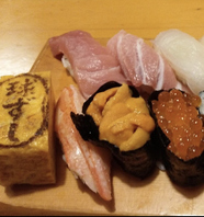 新鮮なお寿司と豊富な逸品料理