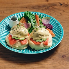 エッグベネディクトパンケーキ