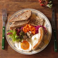 全て手作りの料理♪心温まるモーニングプレートをご用意の写真