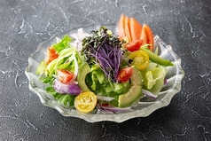 緑の野菜サラダ