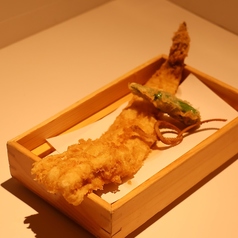 対馬産手開き穴子一本揚げ