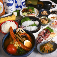 昼はスープカレー、夜はおばんざいなどの和食をご提供◎