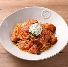 リコッタと茄子のトマトパスタ