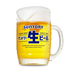 サントリー生ビール！飲み放題でも楽しめる！