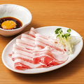 料理メニュー写真&nbsp;薄切り豚バラ焼きすき
