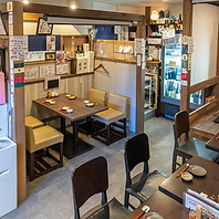 これぞ蕎麦屋！風情感じる和の空間。