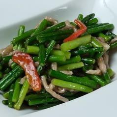 にんにくの芽炒め